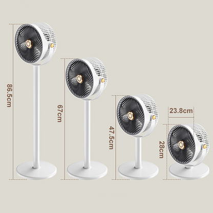 ⏰🎁Whisper-Quiet Adjustable Height Floor Fan