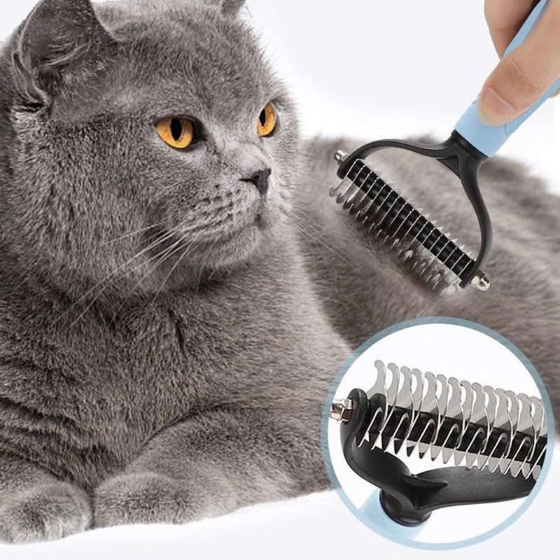 🐶Dual-Sided Pet Grooming Comb for Dogs & Cats