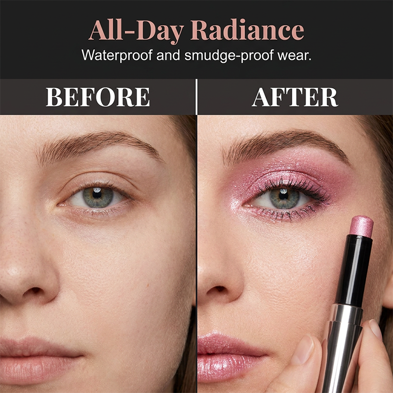 Shimmering Long-Lasting Eyeshadow Stick