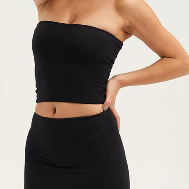 💕Women’s Soft Solid Strapless Tube Top