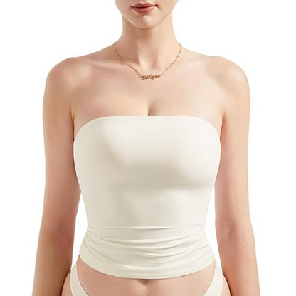 💕Women’s Soft Solid Strapless Tube Top