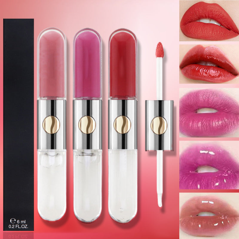 💜Dual Liquid Lip Color-Lip Gloss & Lip Oil