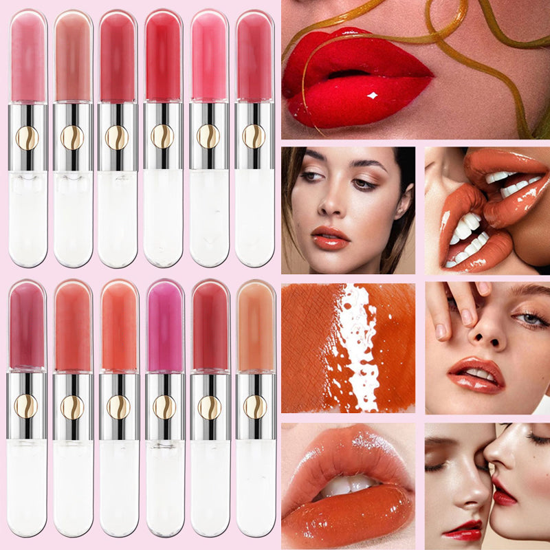 💜Dual Liquid Lip Color-Lip Gloss & Lip Oil