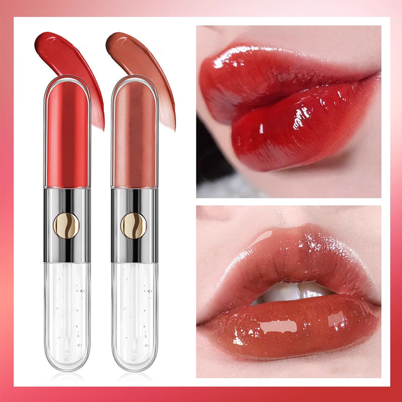 💜Dual Liquid Lip Color-Lip Gloss & Lip Oil