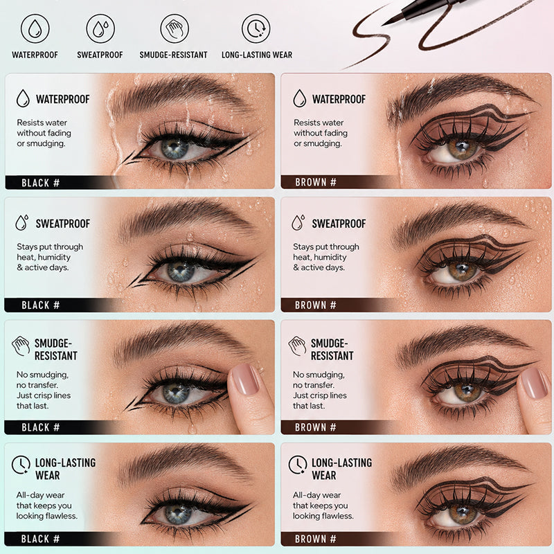 🖊️ LIMITED-TIME BUY 1 GET 1 FREE! ✨Waterproof Liquid Eyeliner Pen