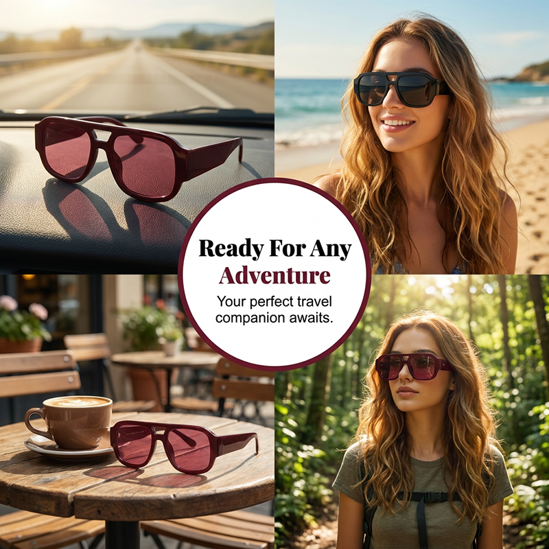 Stylish Aviator Sunglasses with UV Protection