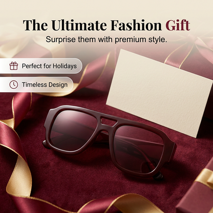 Stylish Aviator Sunglasses with UV Protection