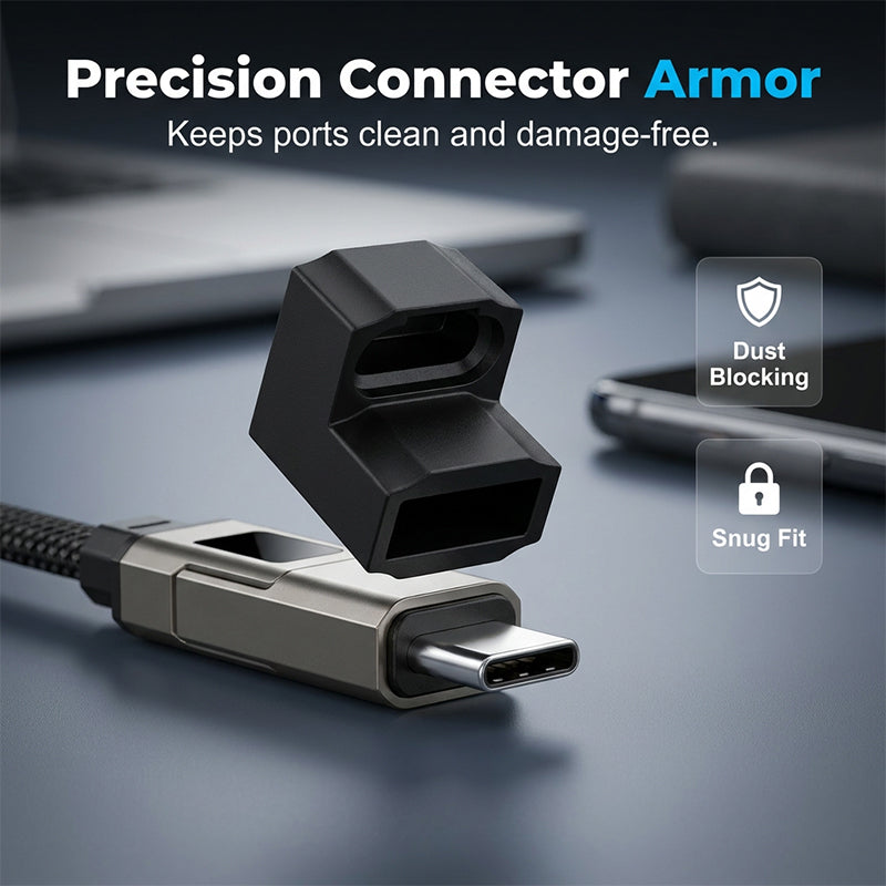 🔥4-in-1 Digital Display Keychain Charging Cable