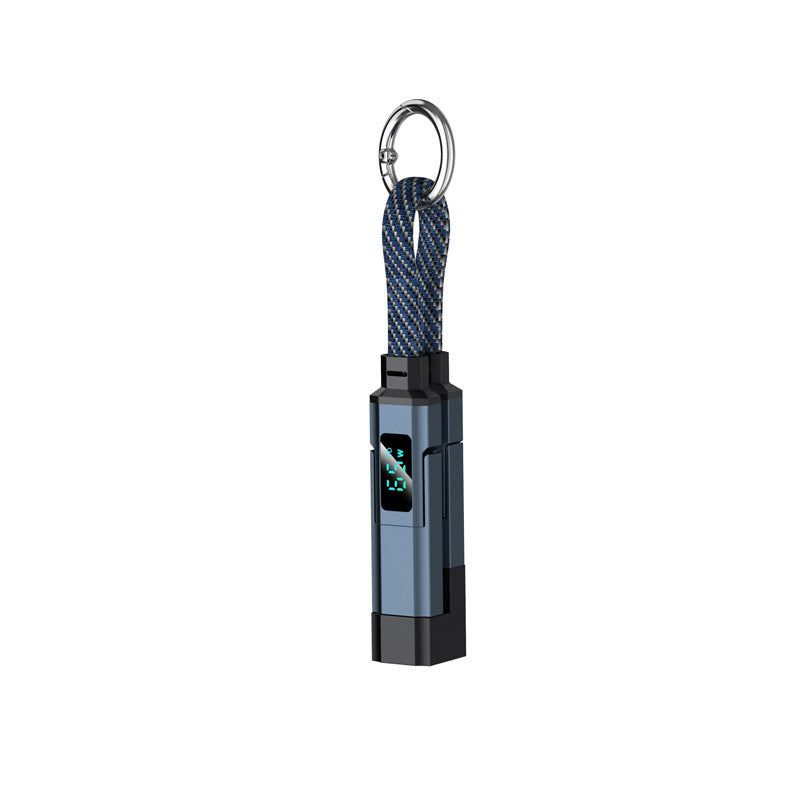🔥4-in-1 Digital Display Keychain Charging Cable