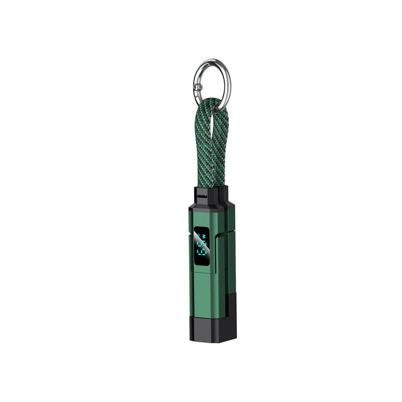 🔥4-in-1 Digital Display Keychain Charging Cable