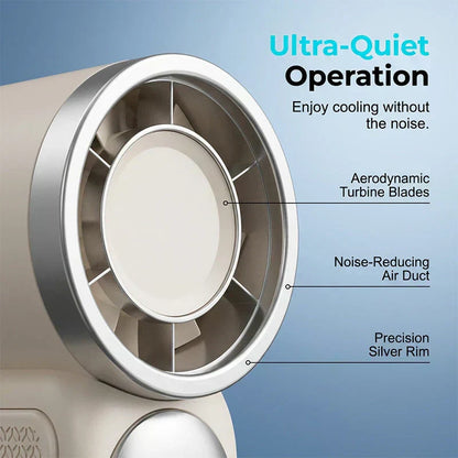 ❄️ ❄️Turbo Handheld Fan – 16900 RPM, 6 speeds, LED display