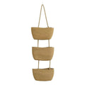 ✨ Wall-Hanging Storage Organizer – 3-Tier, Boho Style, Space-Saving 🏡