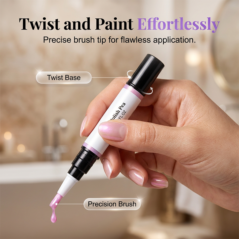 6-Piece Gel Nail Polish Pen Set