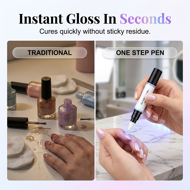 6-Piece Gel Nail Polish Pen Set