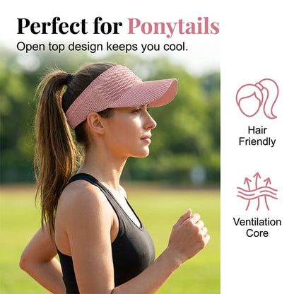 ✨Women's Breathable Knit Sun Visor Hat