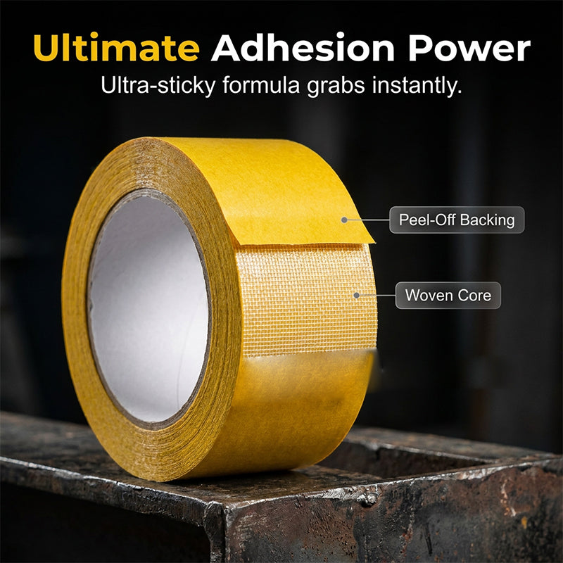 🔥LAST DAY SALE - BUY 1 GET 1 FREE!!⚡50K+ SOLD!🏠High-Tack Double-Sided Mesh Tape