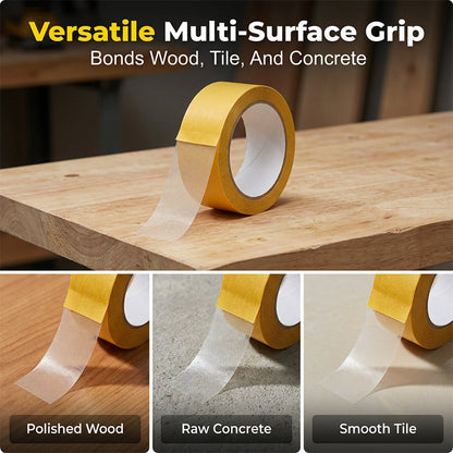 🔥LAST DAY SALE - BUY 1 GET 1 FREE!!⚡50K+ SOLD!🏠High-Tack Double-Sided Mesh Tape