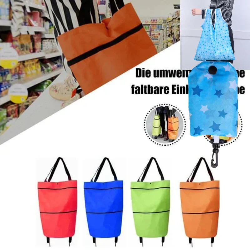 🔥2-in-1 Foldable Shopping Cart🛒