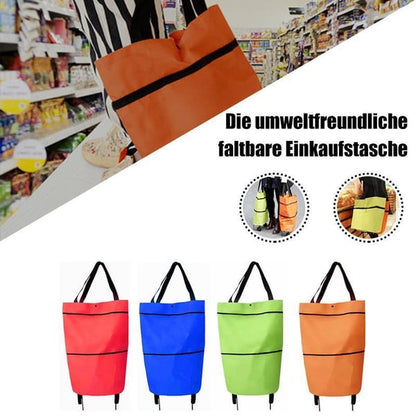 🔥2-in-1 Foldable Shopping Cart🛒