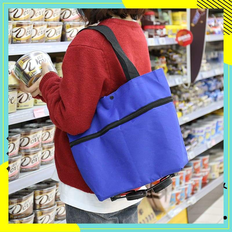 🔥2-in-1 Foldable Shopping Cart🛒