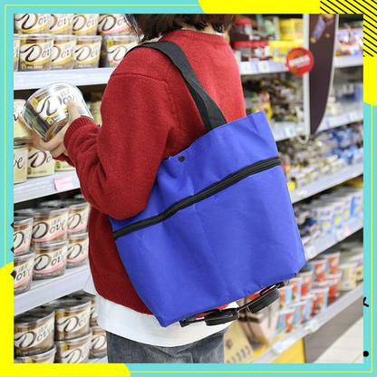🔥2-in-1 Foldable Shopping Cart🛒