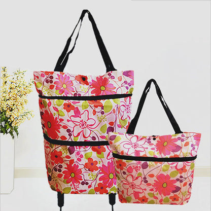 🔥2-in-1 Foldable Shopping Cart🛒