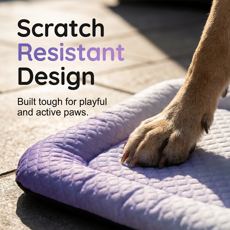❄️Cooling Gel Mat for Pets – No refrigeration needed, instant heat relief. Breathable, non‑toxic. Helps pets sleep cool all summer!