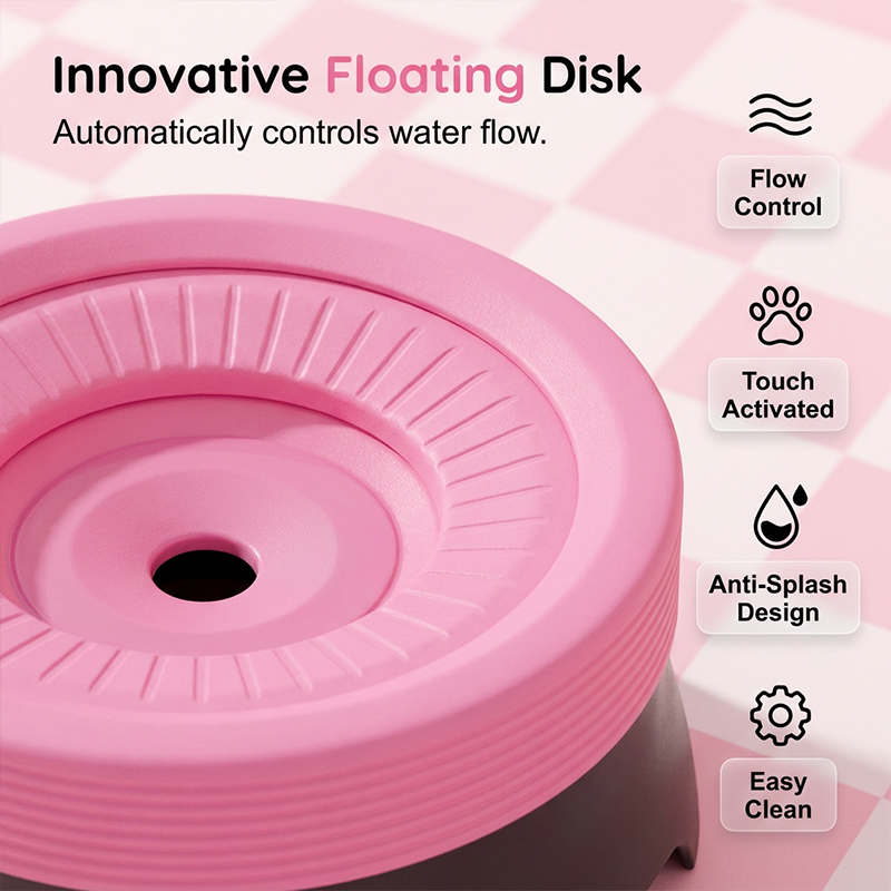 🔥Limited Time Extra Discounts+50%OFF!🔥No-Spill Floating Pet Water Bowl🔥2026 HOT SOLD! & 5,000+ sold！