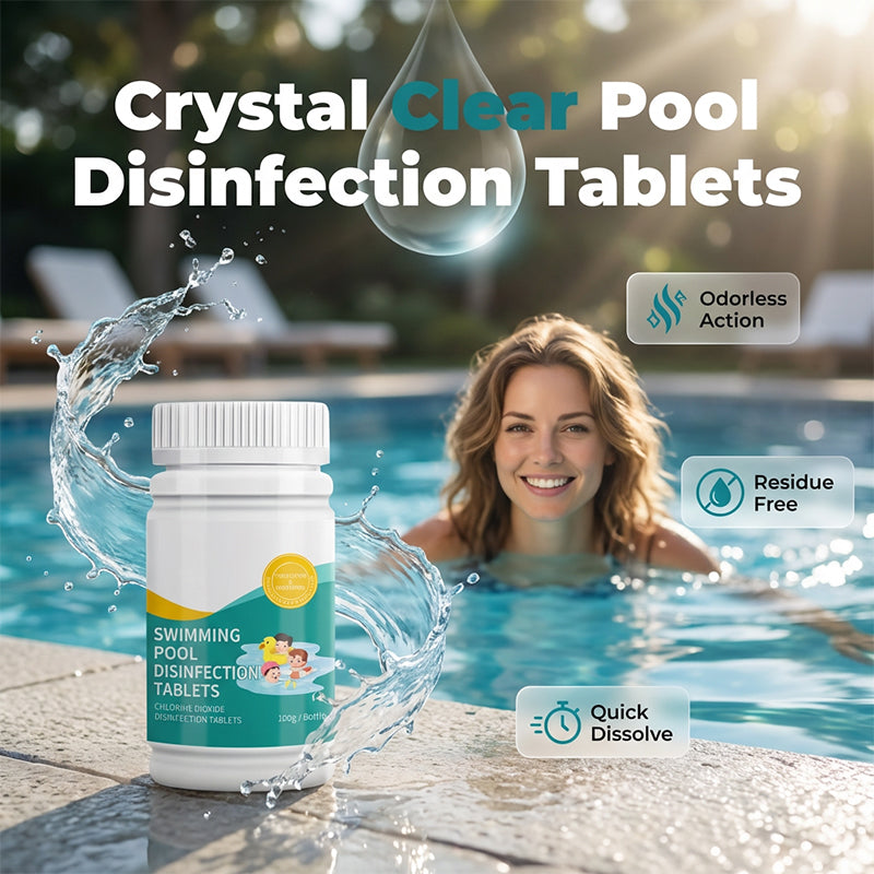 High-Efficacy Pool Effervescent Disinfection Tablets
