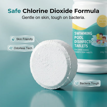 High-Efficacy Pool Effervescent Disinfection Tablets