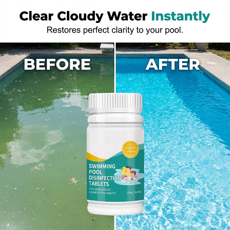 High-Efficacy Pool Effervescent Disinfection Tablets