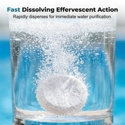 High-Efficacy Pool Effervescent Disinfection Tablets