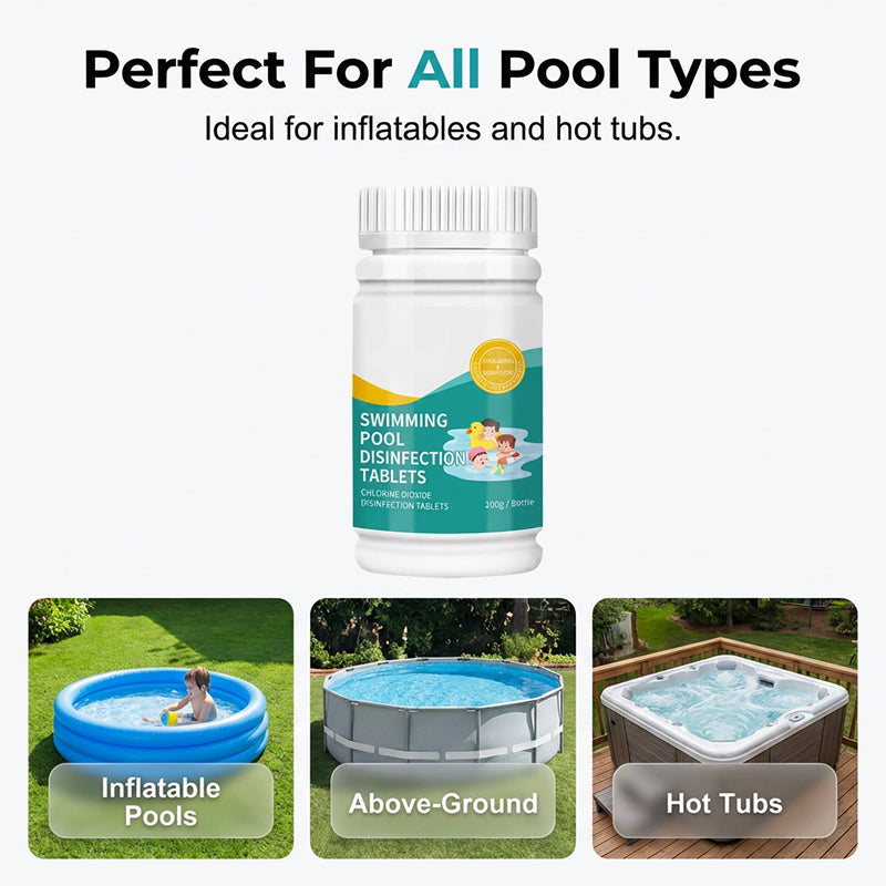 High-Efficacy Pool Effervescent Disinfection Tablets