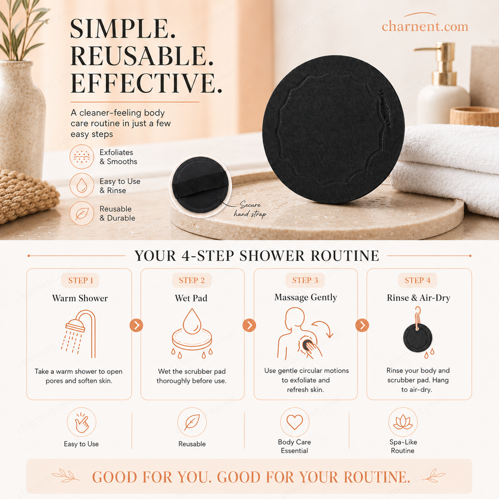 ⏰Last Day Buy 2 Get 2 Free❄💦 Scrub Bath Pads – Gently exfoliate, unclog pores, reveal brighter skin. Durable rubber, easy to rinse. A little scrub goes a long way! ✨🛀