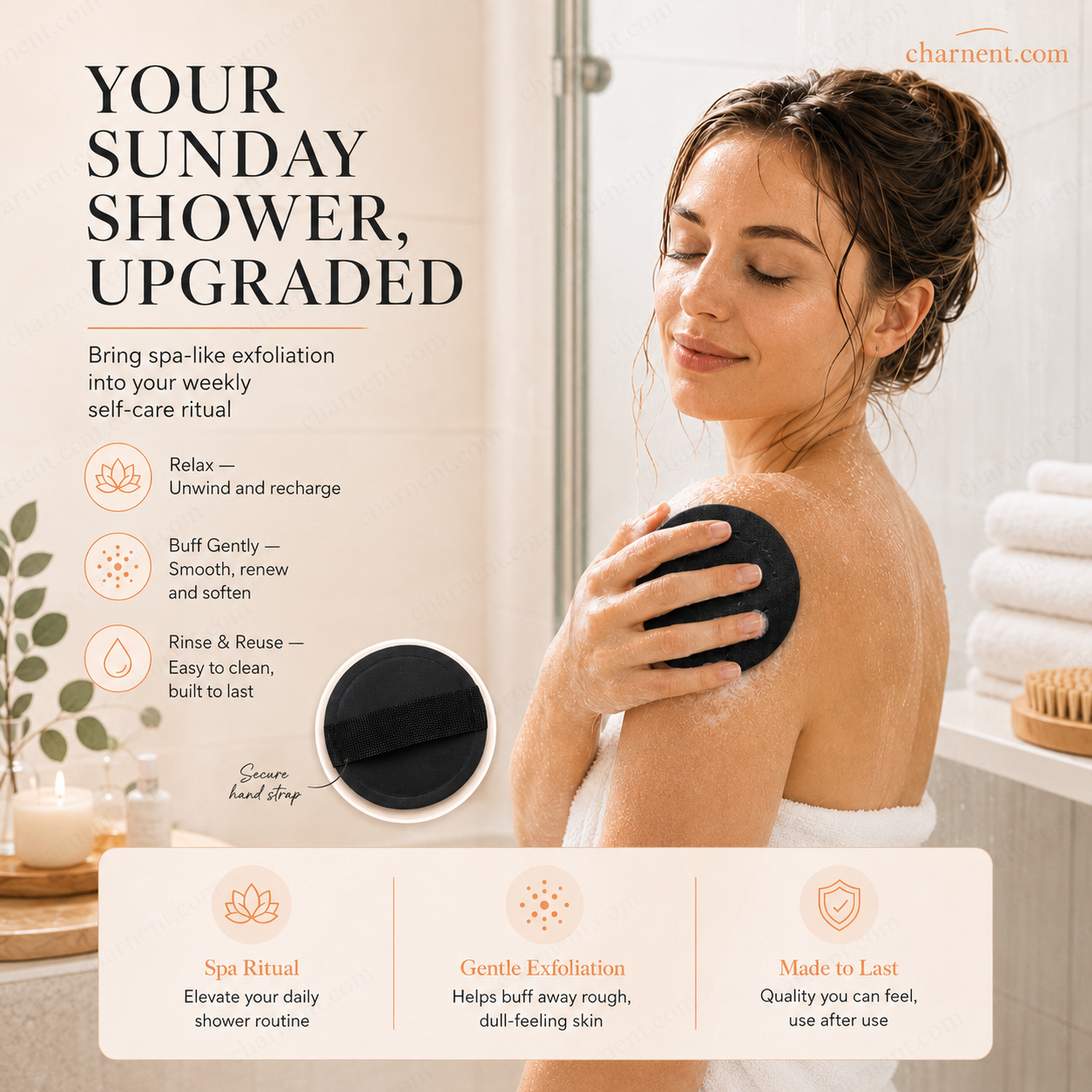 ⏰Last Day Buy 2 Get 2 Free❄💦 Scrub Bath Pads – Gently exfoliate, unclog pores, reveal brighter skin. Durable rubber, easy to rinse. A little scrub goes a long way! ✨🛀