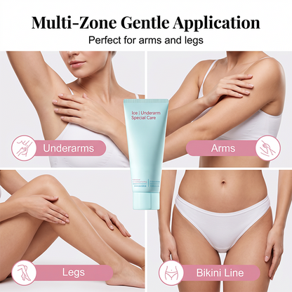 🧴50% OFF NOW! Gentle Hair Removal Cream for Men & Women, Fast‑Acting Moisturizing Depilatory Cream, Ice Cooling & Sensitive Skin Formula for Underarm, Bikini Line & Whole‑Body Hair Removal