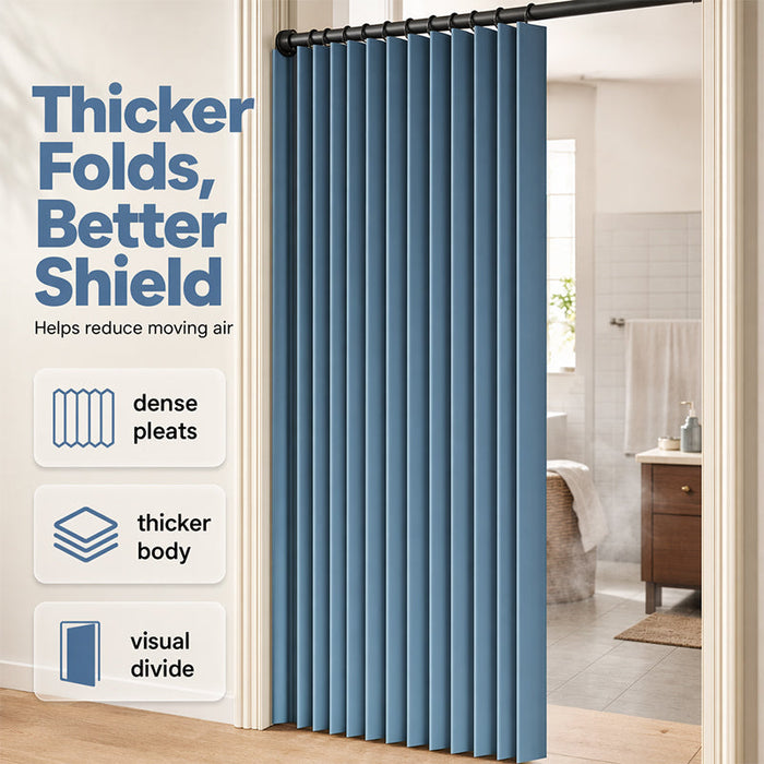 No-Drill Magnetic Door Curtain