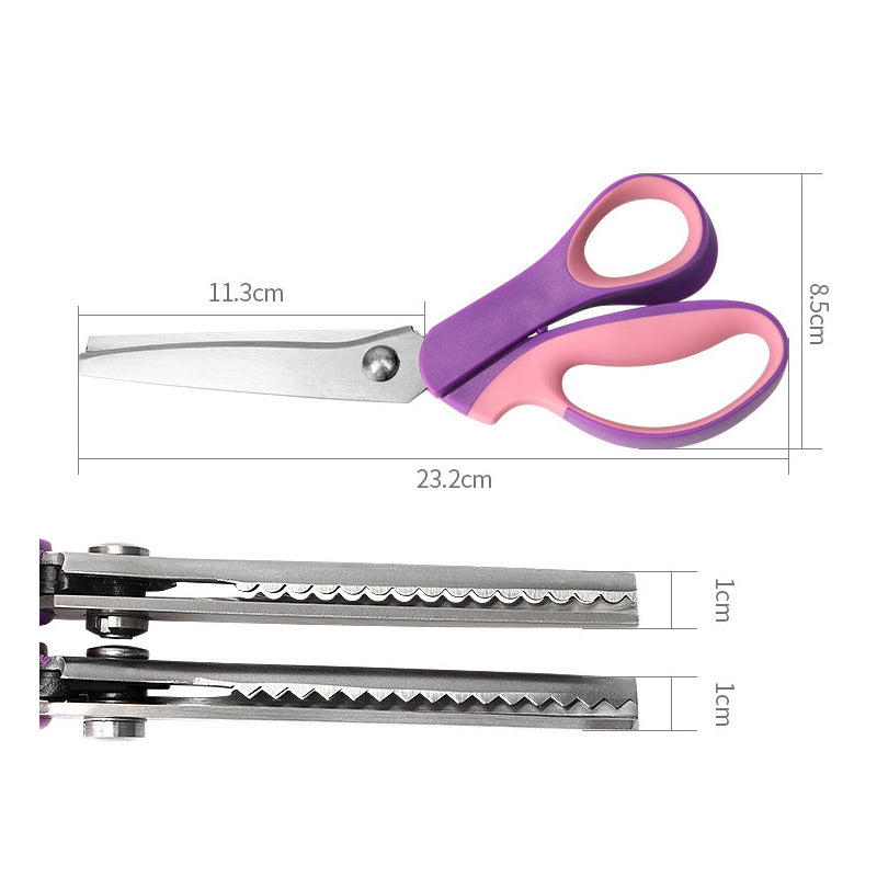 🧴Multipurpose Pinking Shears Serrated Scissors