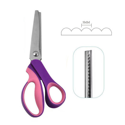 🧴Multipurpose Pinking Shears Serrated Scissors